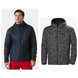 Helly Hansen Men's LIFALOFT™ Hooded Insulator Jacket in Charcoal Camo Size Small